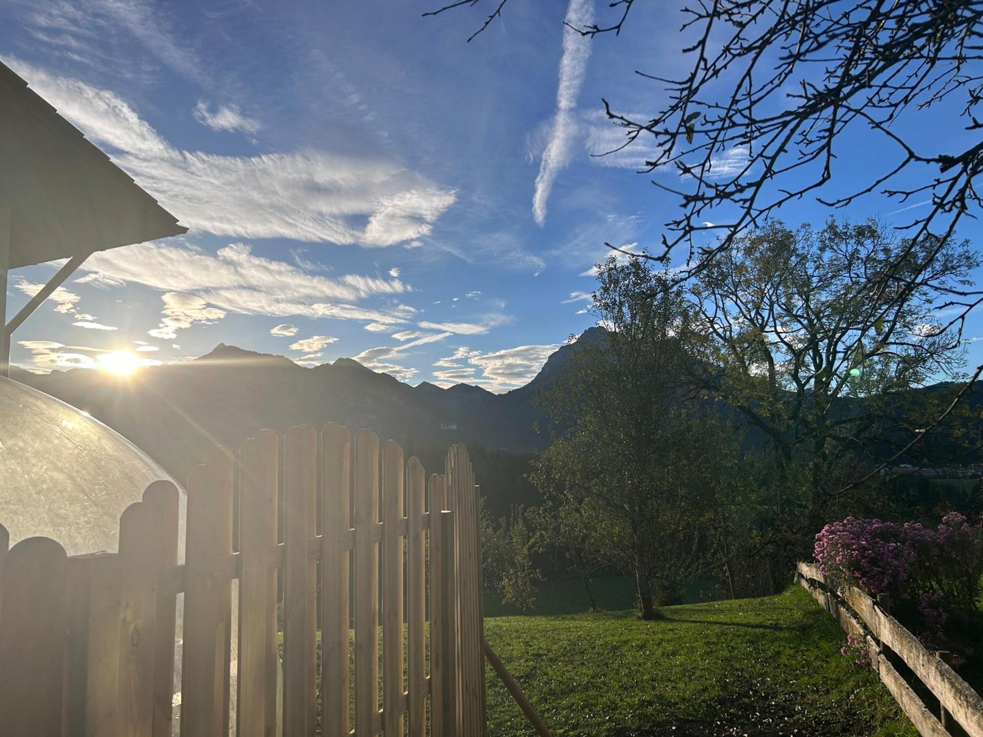 Bubble Tent Fuessen Im Allgaeu Zewnętrze zdjęcie